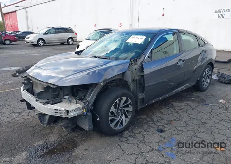 2016 Honda Civic Ex из США, поврежденный, VIN 2HGFC2F77GH502805